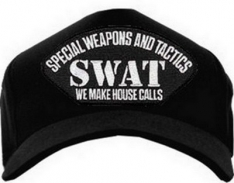 USA-Made Emblematic Cap - Special Weapons Swat (Black)