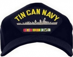 USA-Made Emblematic Cap - Tin Can Navy (Ribbon)