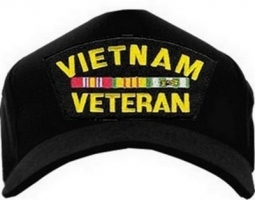 USA-Made Emblematic Cap - Vietnam Veteran (With Ribbons)