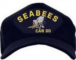 USA-Made Emblematic Cap - Seabees Can Do (Black)
