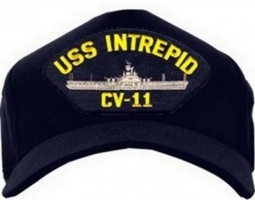 USA-Made Emblematic Cap - USS Intrepid CV-11 (With Ship)