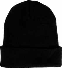 Watch-Cap, Black, Knit