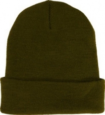 Watch-Cap, Olive, Knit