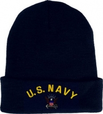 Watch Cap - U.S.Navy W/Logo(Dkn)