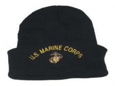 Watch-U.S.Marine Corpw/G&A(Blk)