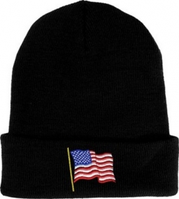 Watch-American Flag(Waving)Blk