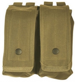 AR-15/AK-47 Dual Mag Pouch Coyote