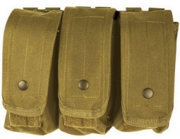 AR-15/AK-47 Triple Mag Pouch Coyote