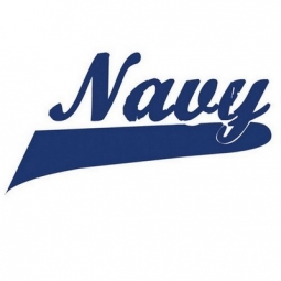 Navy Military Logo Retro Baseball T-Shirts