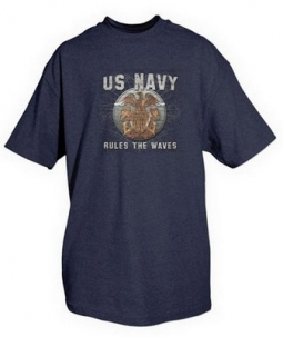 US Navy Tee Rules The Waves
