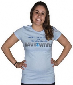 Navy Wives Ladies Babydoll T-Shirt