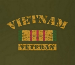 Vietnam Veteram Ribbon T-Shirt Up Size 3XL
