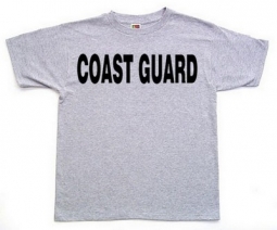 Coast Guard Military T-Shirt Grey And Black