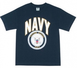 Kid Navy Military Graphic Logo T-Shirts