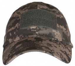 Army Digital Camo Tactical Cap Hook/Loop Front Panel