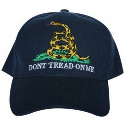 Don't Tread On Me Baseball Cap Navy Blue