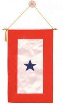 Armed Forces Service Window Banner 1 Star