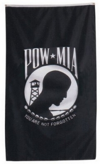 Military Pride Banners Pow Mia
