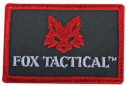 Fox Tactical Logo Patch Red Border