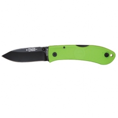 Ka-Bar Mini Dozier Folding Hunter Knife - Zombie Green