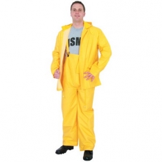 Industrial Style 3-Piece Rainsuit - Yellow 2X