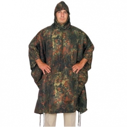 Ripstop Poncho - German &quot;Flectar&quot; Camo