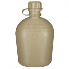 1 Qt. Canteen (2-Piece) - Khaki