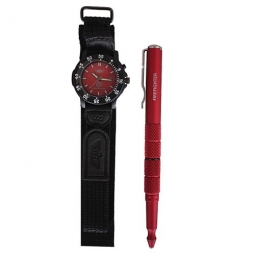 UZI Firefighter Watch & Tactical Pen Combo