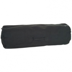 Zipper Duffel Bag (21&quot; x 36&quot;) - Black