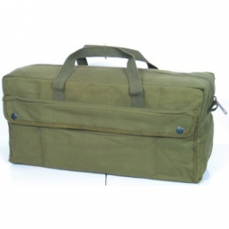 Jumbo Mechanic's Tool Bag With Brass Zipper - Olive Drab