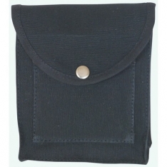 1-Pocket Canvas Utility Pouch - Black