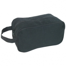 Canvas Toiletry Kit - Black