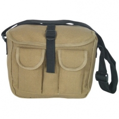 Ammo Utility Shoulder Bag (10&quot; x 8&quot;) - Khaki