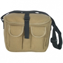 Ammo Utility Shoulder Bag (10&quot; x 8&quot;) - Khaki