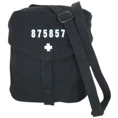Swiss Gas Mask Bag - Black