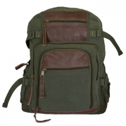 Retro Londoner Commuter Daypack - Olive Drab