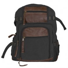 Retro Londoner Commuter Daypack - Black