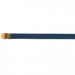 Web Belt 44&quot; Roller - Brass Plated Navy