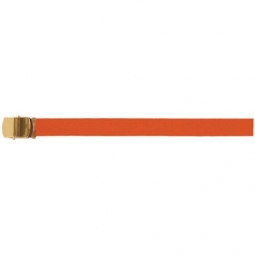 Web Belt 44&quot; Roller - Brass Plated Red