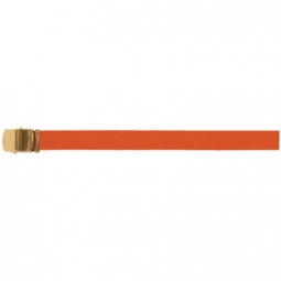 Web Belt 44&quot; Roller - Brass Plated Red