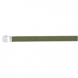 Web Belt 44&quot;/Roller - Nickel/Olive Drab