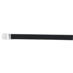 Web Belt 44&quot;/Roller - Nickel/Black