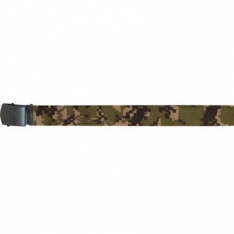 Web Belt 44&quot; Roller - Black/Digital Woodland