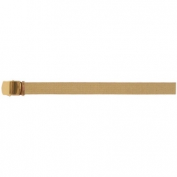 Web Belt 54&quot; Roller - Brass Plated - Khaki