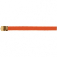 Web Belt 54&quot; Roller - Brass Plated - Red