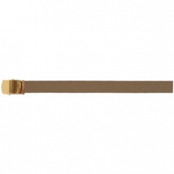 Web Belt 54&quot; Roller - Brass Plated - Brown