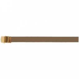 Web Belt 54&quot; Roller - Brass Plated - Brown