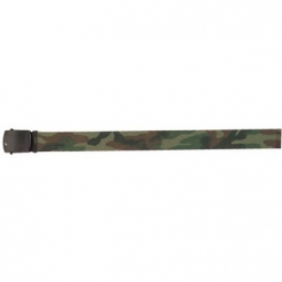 Web Belt 54" Roller - Woodland Camo