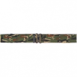 Cotton Pistol Belt - Woodland Camo