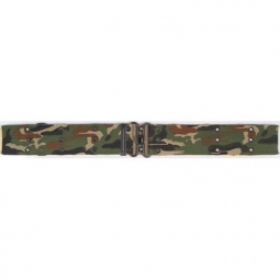 Cotton Pistol Belt - Woodland Camo